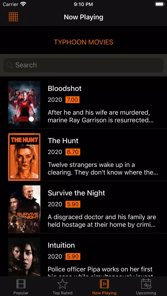 Tangkapan skrin Cuevana - Movies & TV Shows