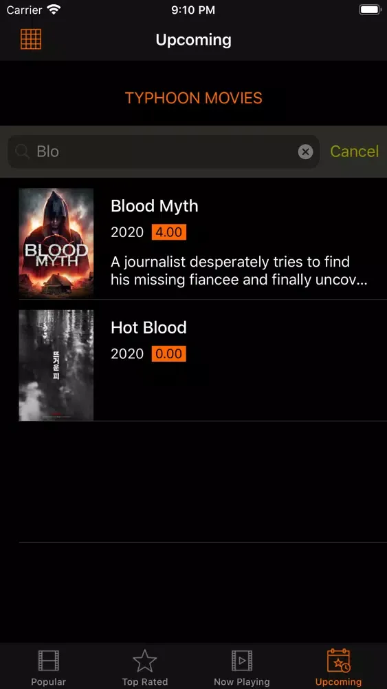 Tangkapan skrin Cuevana - Movies & TV Shows
