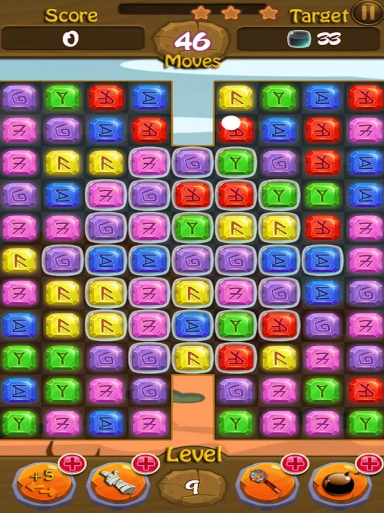 Tangkapan skrin Pyramid Jewels and Gems Legend of Ancient Egypt iPad 