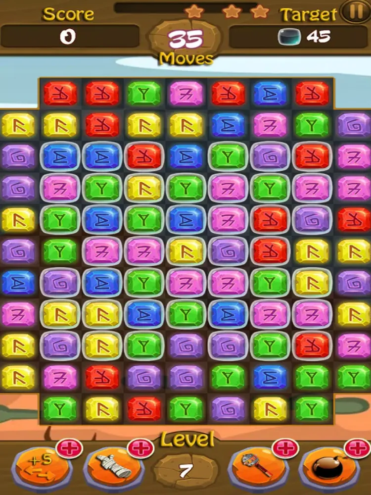 Tangkapan skrin Pyramid Jewels and Gems Legend of Ancient Egypt iPad 