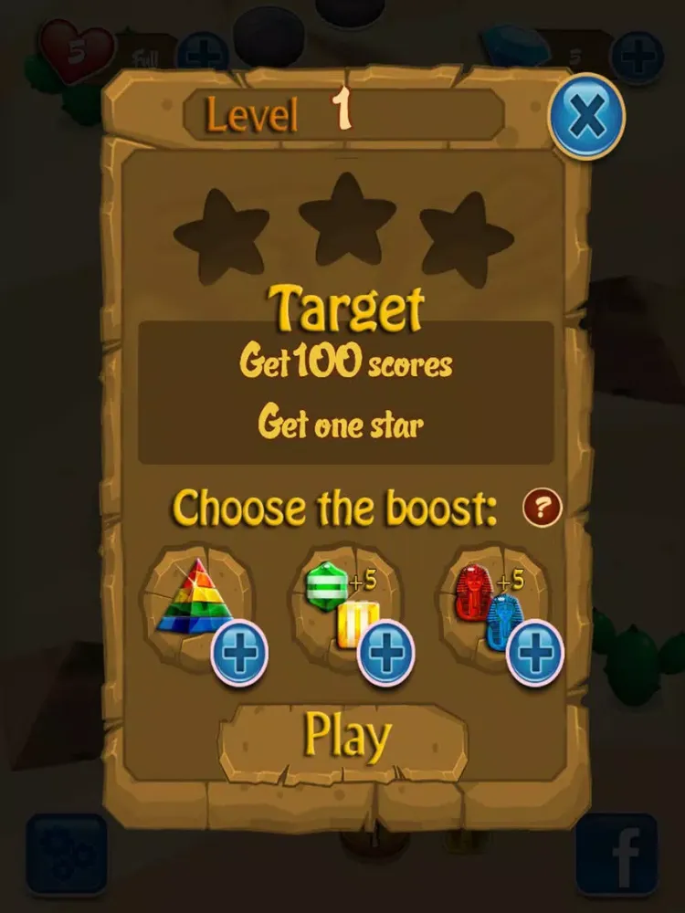 Ảnh chụp màn hình của Pyramid Jewel & Temple Gems iPad 