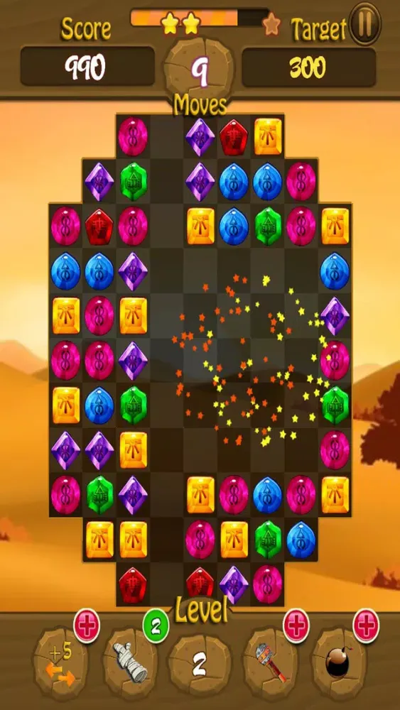 Ảnh chụp màn hình của Pyramid Jewel & Temple Gems