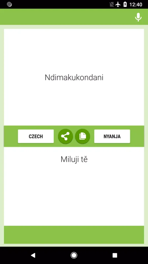 Capturas de tela do Wamasulira Wa Chichewa-Nyanja