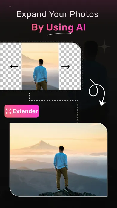 AI Image Extender Resize Story Screenshots