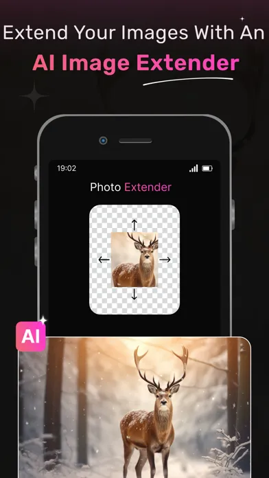 AI Image Extender Resize Story Screenshots