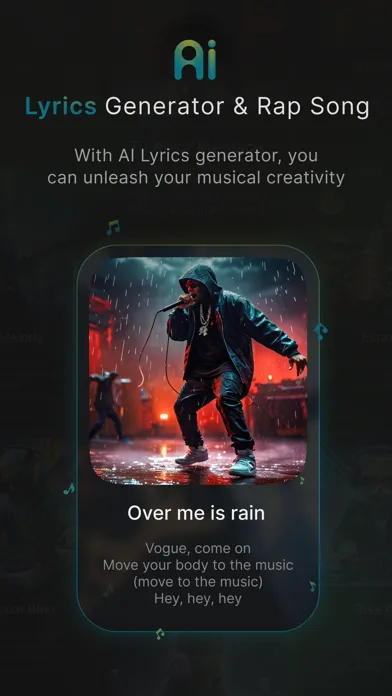 AI Lyrics Generator & Rap Song Screenshots