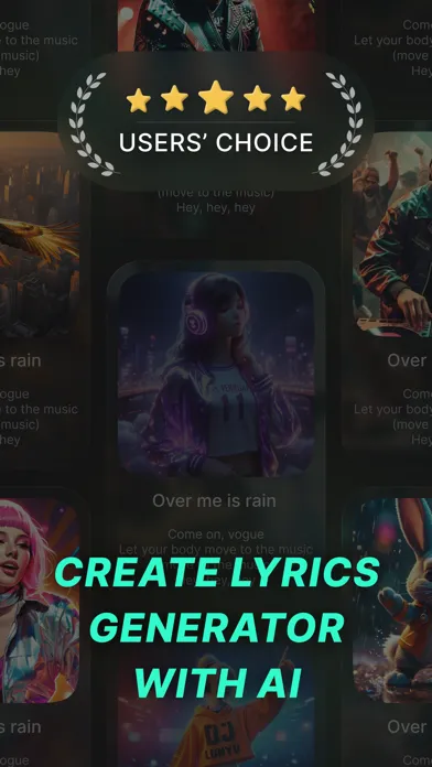 AI Lyrics Generator & Rap Song Screenshots