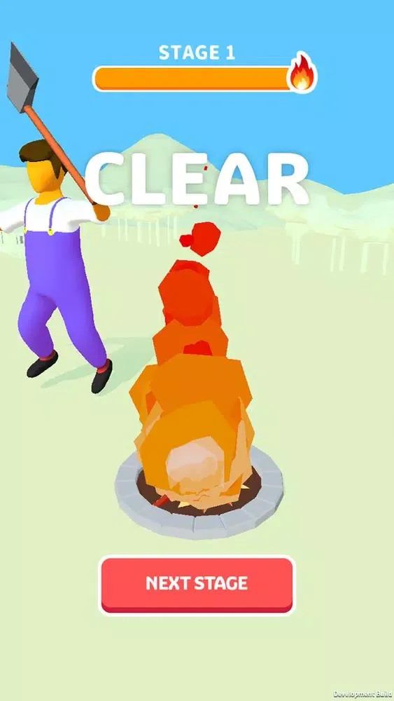 Captures d'écran de Wood-chopping - BonFire game