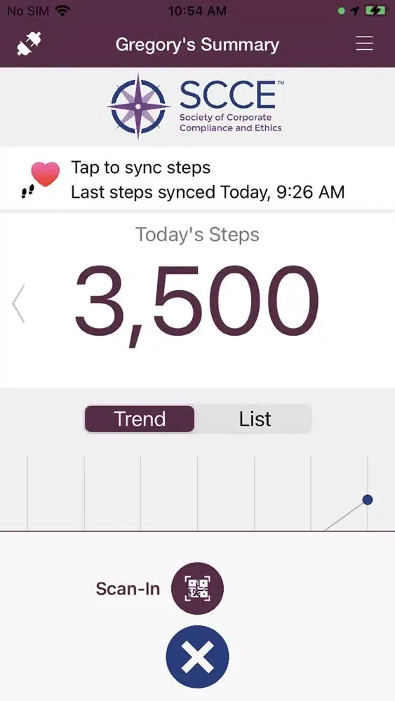 Captures d'écran de SCCE Fitness Challenge