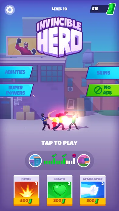 Invincible Hero Screenshots