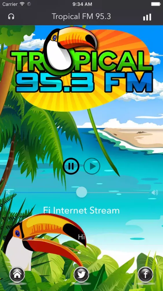 Captures d'écran de Rádio Tropical FM Portugal