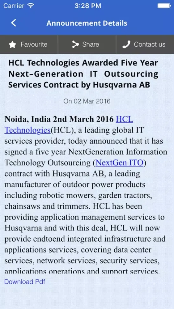 HCL News应用截图