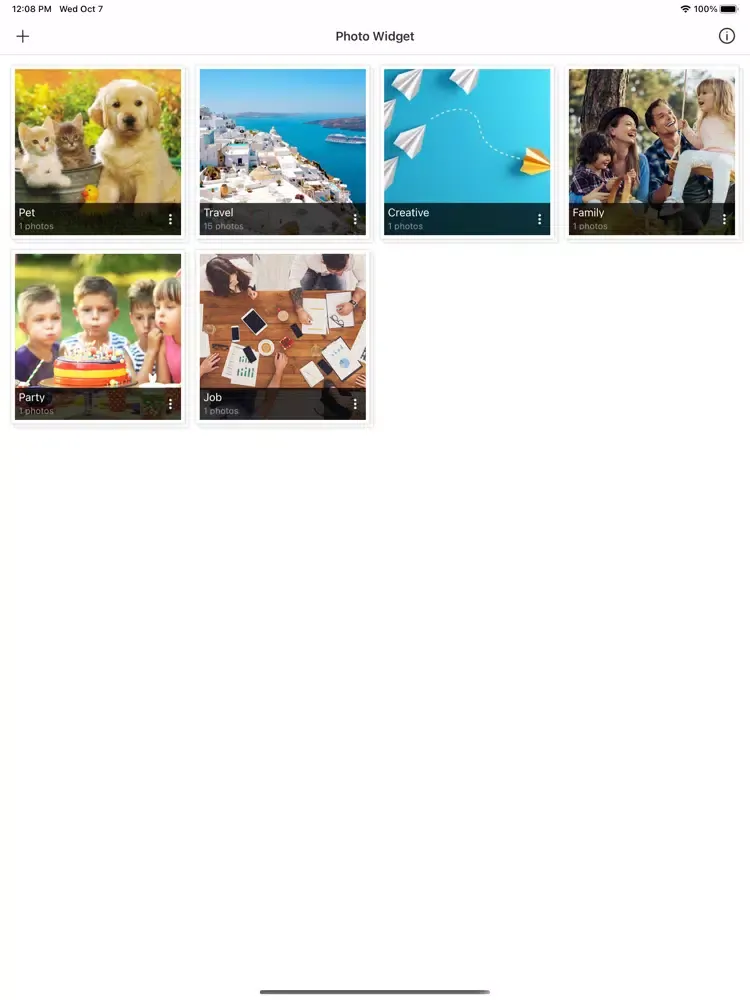 Screenshot di Photo Widget ' iPad 