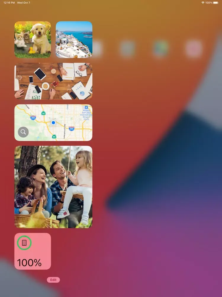 Screenshot di Photo Widget ' iPad 