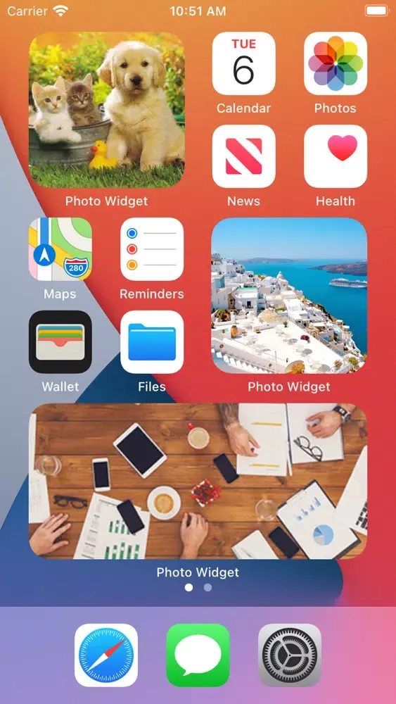 Screenshot di Photo Widget '