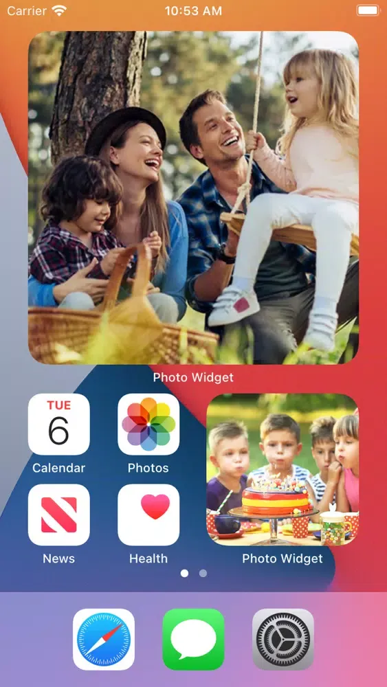 Screenshot di Photo Widget '