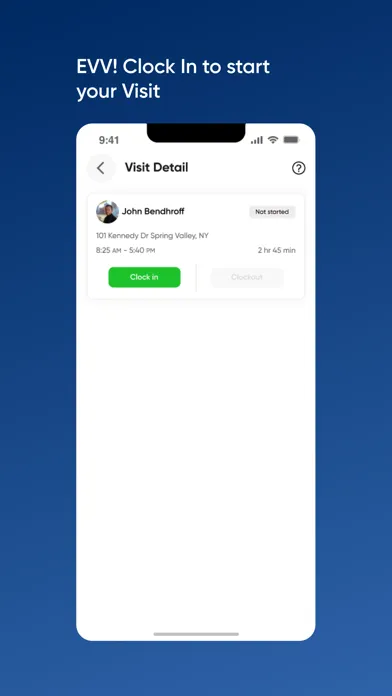 Zrzuty ekranu HCM Caregiver Connect