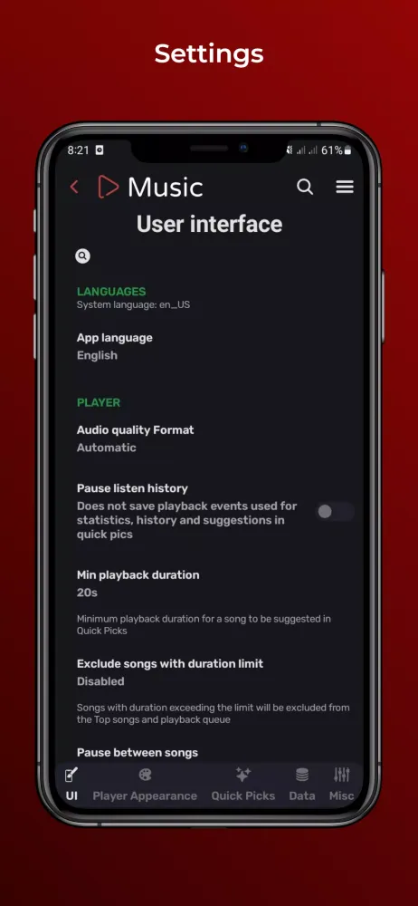 Capturas de pantalla de Play Tube & Music Tube Player