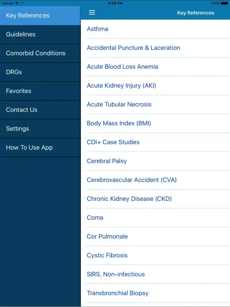 CDI+PG iPad  Screenshots
