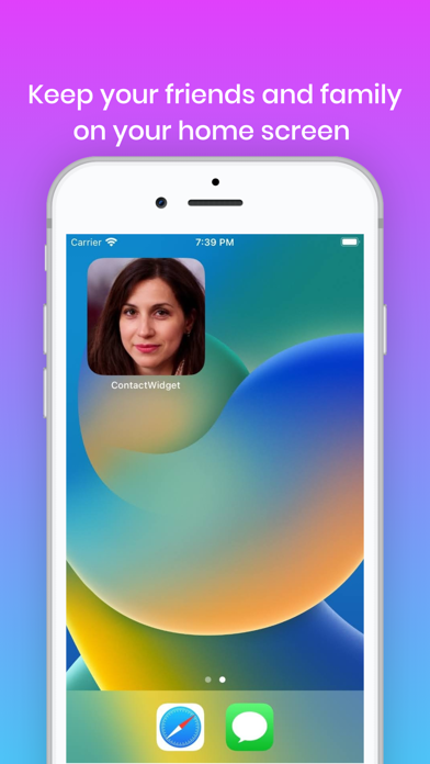 Lock Screen Contact Widget Pro应用截图