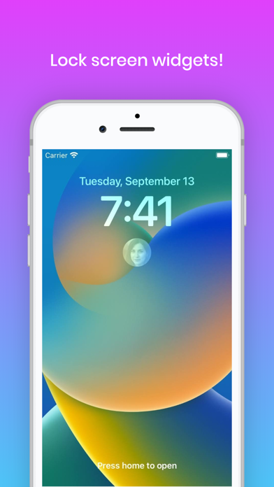 Lock Screen Contact Widget Pro应用截图