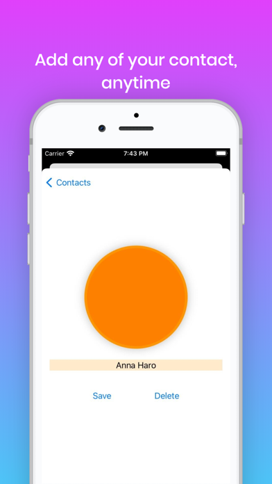 Lock Screen Contact Widget Pro应用截图