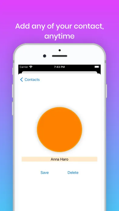 Lock Screen Contact Widget Pro应用截图