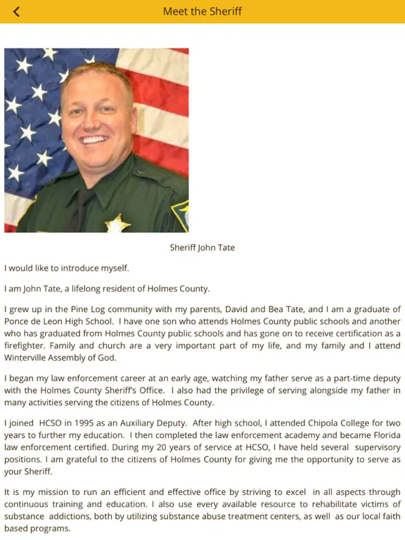 Holmes County Sheriffs Office iPad  Ekran Görüntüleri