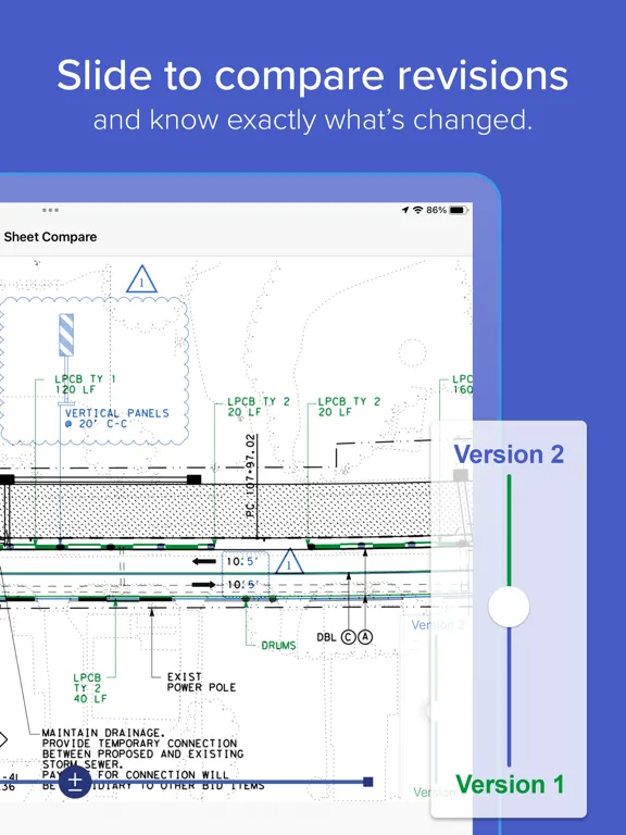 HCSS Plans: Revision control iPad  Screenshots