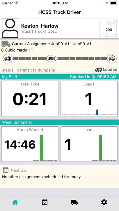 Zrzuty ekranu HCSS Truck Driver: Log loads