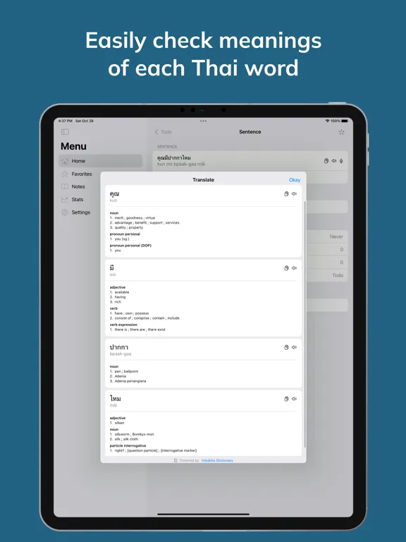 صور Learn Thai Language Easy iPad 