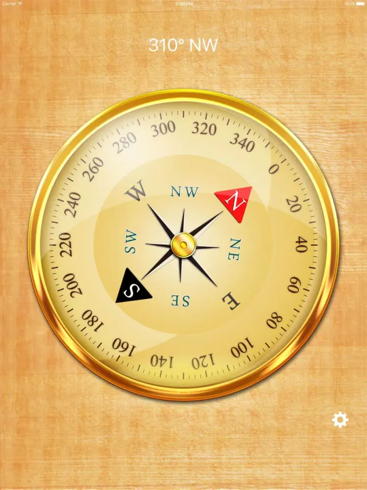 Tangkapan skrin Compass HD Pro iPad 