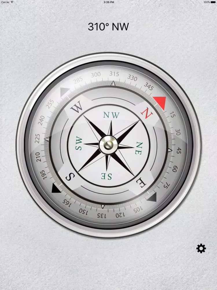 Tangkapan skrin Compass HD Pro iPad 