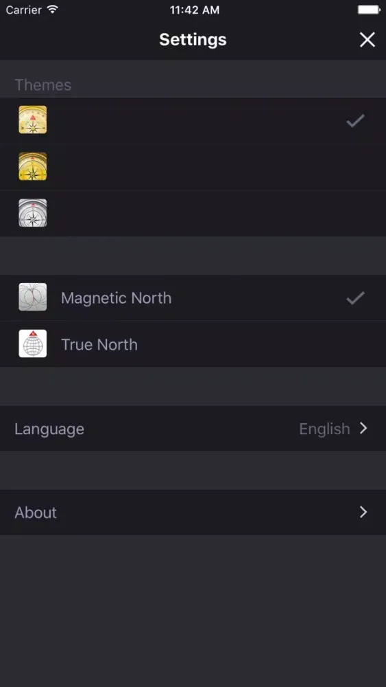 Tangkapan skrin Compass HD Pro