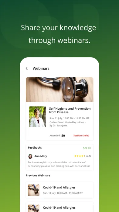 Hcura Pro: Homeopathic Doctors Screenshots