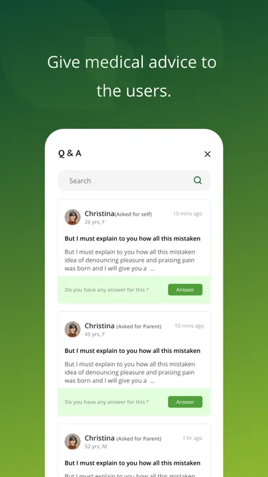 Hcura Pro: Homeopathic Doctors Screenshots