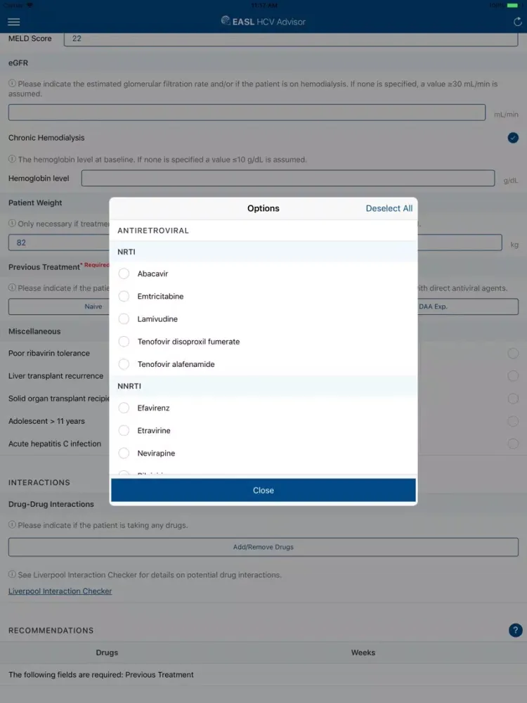 صور EASL HCV Advisor iPad 