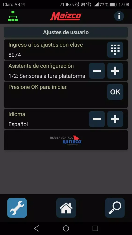 Tangkapan layar HC WiFi Box Maizco V6
