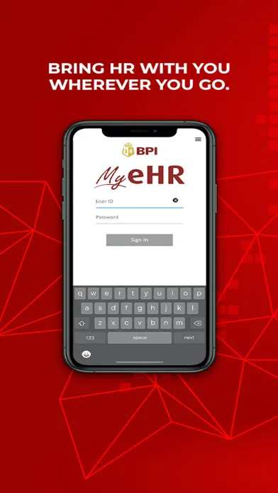 MyeHR Mobile Screenshots