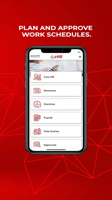 MyeHR Mobile Screenshots