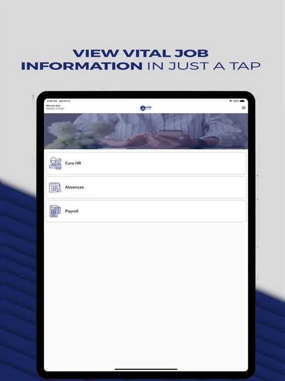 APMC HRA Mobile iPad 应用截图