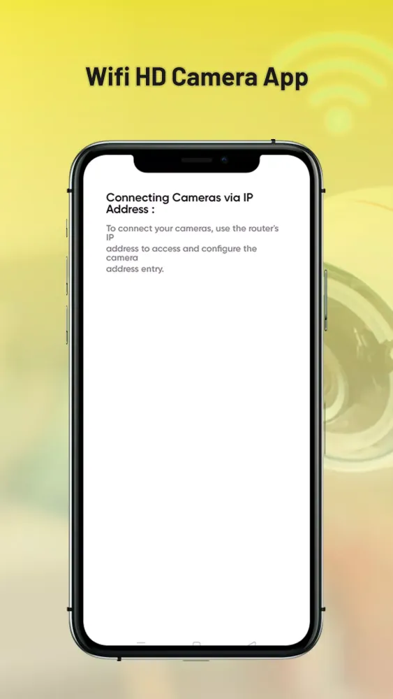 Capturas de tela do Wifi HD Camera App