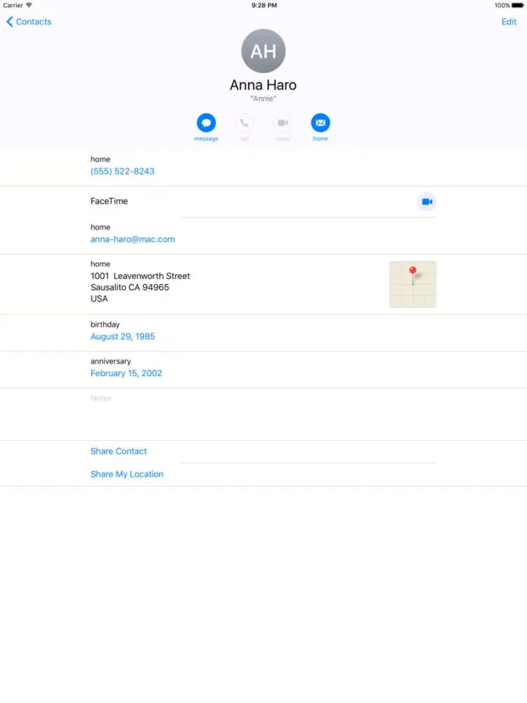 Capturas de tela do Contacts Backup , Restore , Merge and More iPad 