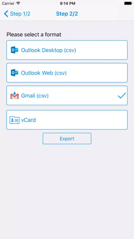 Capturas de tela do Contacts Backup , Restore , Merge and More