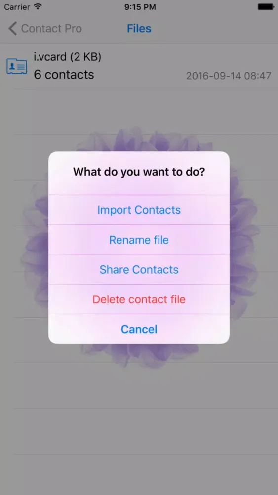 Capturas de tela do Contacts Backup , Restore , Merge and More