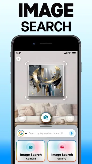 Tangkapan layar Image Search App