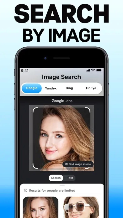 Tangkapan layar Image Search App