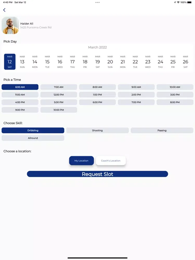 ภาพหน้าจอของ Next Level Football Training iPad 