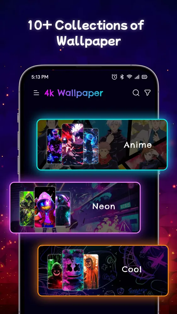 Captures d'écran de Wallpapers 4K - Live Wallpaper