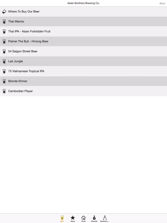 Asian Brothers Brewing Company iPad  Screenshots